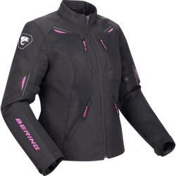 BERING Lady Brazilia Motoros Textildzseki, Fekete-rózsaszín