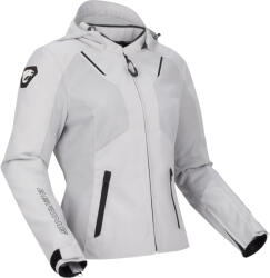 BERING Lady Wing Motoros Textildzseki, Világos Ezüst-fekete