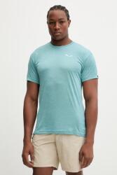 Salewa sportos póló Puez Melange - türkiz L