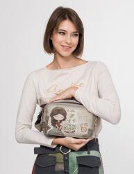 Anekke MUSE kis átvetős, négyszögletes zippes divattáska 42703-447 - taskaweb