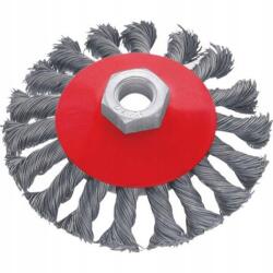 Falon-Tech Drótkefe fej 125 mm M14 edzett Mastiff MF0125 (SzczotkaM14 125 kątowa spl)