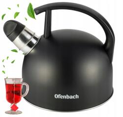 Ofenbach Acél Vízforraló Kicsi, Levehető Síppal Gáz Indukciós 1, 5L Ofenbach (CZAJNIK 1.5L)