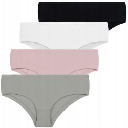 Moraj 4 db Női Modal Rövidnadrág Stílusú Alsó, Alacsony Derekú, Sima, Mintázat Nélküli Bugyi Moraj M (BDM501-028)