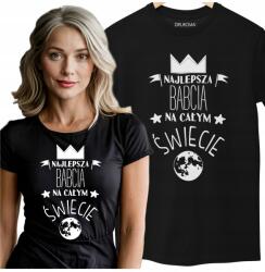 DRUKOMA Nagymama póló Nagymama napjára Születésnapra nyomott mintával A legjobb a világon