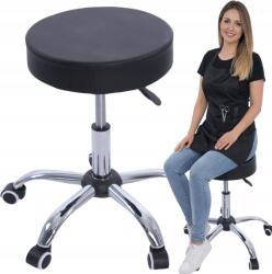 Cerlo Hoker Kozmetikai szék Forgó Fodrász Nyereg állítható (TK1 CZARNY P)