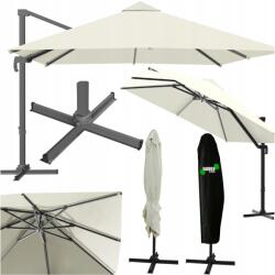 Garden Line Kerti Napernyő Összecsukható Gémmel 3 x 3 M Huzattal Bézs (GAO5408)