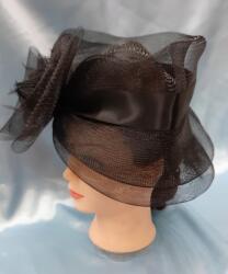  F11 Sapka Bűvölet Fekete Tollakkal Retro Fejdísz