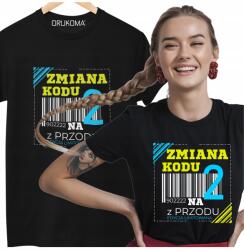 DRUKOMA 20 Éves Szülinapi Póló Kódváltás 2 Vicces Ajándék Nőknek (koszulki urodzinowe zmiana kodu na 3 4 5 6 7)