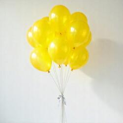 PartyBee Kristály lufi szett sárga 30cm 20db