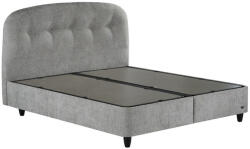 ABC Bedding Pyramid kárpitozott ágyneműtartós ágy - világos szürke - 120x200