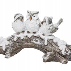 Art-Pol Karácsonyi figura madárkák ülő dekoráció 28 cm Téli karácsony (123432)