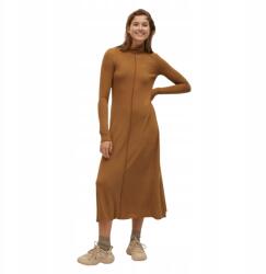 MANGO Ruha Mango barna maxi garbóval hosszú ujjú méret M (77077622)