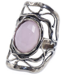 Ékszershop Izraeli rózsakvarc ezüst gyűrű (2152801)