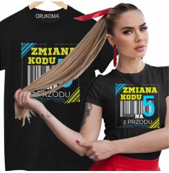 DRUKOMA 50 Éves Szülinapi Póló Kódváltás 5 Vicces Ajándék Nőknek (koszulki urodzinowe zmiana kodu na 3 4 5 6 7)