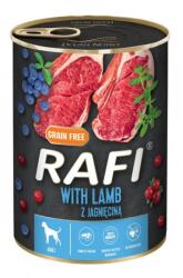 RAFI Kutyaeledel Bárányhússal És Áfonyával 400G