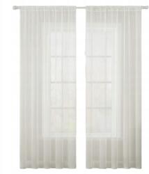 MIULEE 2 db-os Fátyol Kész Függöny Szett 225x140cm Elefántcsont Alagút (5908456432268)