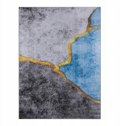 StandHeiz Nappali Szőnyeg 160x220CM Barna-kék Vintage Retro Csúszásgátló (65D)