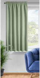 EUROFIRANY Rita egyszínű dekor függöny Olívazöld 140x175 cm