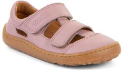Froddo Sandale barefoot pentru fete Froddo SANDAL Pink G3150291-9 | încălțăminte sănătoasă de vară din materiale naturale cu închidere cu arici - 28