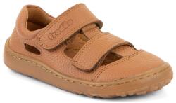Froddo Sandale barefoot pentru băieți SANDAL Cognac Froddo G3150291-2 | încălțăminte sănătoasă de vară din materiale naturale, cu închidere cu arici - 26