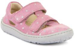 Froddo Sandale barefoot pentru fete Froddo SANDAL Pink+ G3150291-14 | încălțăminte de vară sănătoasă din materiale naturale, cu arici - 35