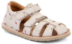 Froddo Sandale barefoot pentru fete Froddo FLEXY F Flowers Froddo G3150283-15 | încălțăminte sănătoasă de vară, materiale naturale, cu arici - 30