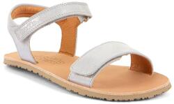 Froddo Sandale barefoot pentru fete Froddo FLEXY LIA Silver G3150264-27 | încălțăminte sănătoasă de vară din materiale naturale cu arici - 33