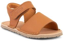 Froddo sandale barefoot pentru băieți FLEXY BLOME Cognac G3150295 | încălțăminte de vară sănătoasă din materiale naturale cu închidere cu velcro - 35