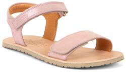 Froddo Sandale barefoot pentru fete Froddo FLEXY LIA Pink Shine G3150264-8 | încălțăminte sănătoasă de vară din materiale naturale, cu arici - 34