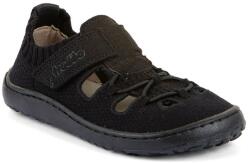 Froddo Sandale barefoot pentru copii Froddo LIGHT SANDAL Black G3150296-7 | încălțăminte sănătoasă de vară din materiale naturale, cu arici - 39