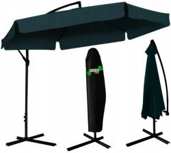 Garden Line Összecsukható Kerti Napernyő 3, 5M Gémmel, Zöld, Huzattal (2859)