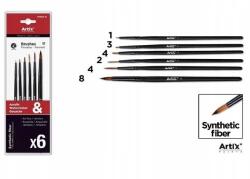 MP Szintetikus ecsetek 6db (8435464133292)