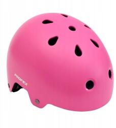 Profex Kerékpáros bukósisak Görkorcsolya roller Állítható Profex M 55-58cm Rózsaszín (81781)