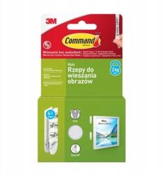 3M Képakasztó csík, tépőzáras, 4 pár, 3M SCOTCH "Command" (3M000194) (3M000194)