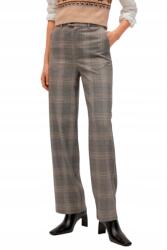 Mango Női nadrág Mango magas derekú, széles kockás méret 38 (77099219 30)