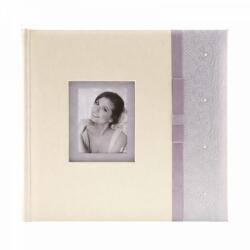 P&O Esküvői fényképalbum - 2-féle - 30 lapos - nagyméretű - krém/ezüst (KC30M-K1976EZUSTSZEL)
