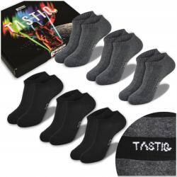  Tastiq Prémium Zokni Lábfej Női Pamut Blackmix 6Pár Méret 35/38