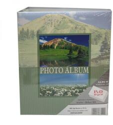 P&O Tájképes kisméretű fényképalbum - 9x13 - 200 darabos - zöld Alpok (PP35200ZOLDGERINC)