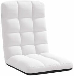 vidaXL fehér szövet összecsukható padlószék (4019743 VidaXL) (4019743 VidaXL)