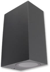 Masterled Lida 150x92 sötétszürke szögletes oldalfali lámpa GU10-es foglalattal (3760)