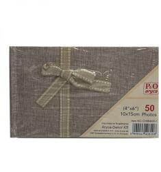 P&O Masnis fényképalbum - fekvő 50 db 10x15 cm - világosbarna (CHBB4650-1-VILAGOSBARNA)