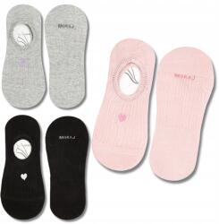 Moraj Alacsony Lábú Női Balerina Zokni Szilikon 3-Pak Moraj 35-38 (CDB200-141)