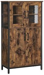 VASAGLE Komód Vasagle barna ipari 60 cm x 30 cm x 108 cm matt (LSC260B01)