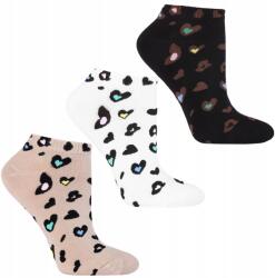 Moraj 3x Zokni Női Láb Szív Ajándék Valentin nap Szívek Moraj 35-38 (CSD240-111)