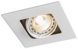 QAZQA Négyzet alakú süllyesztett reflektor fehér forgatható és dönthető - Artemis (91109)