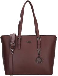 Charm London Piros prémium shopper táska „Rachel (K20055-001-burgundy-HU)