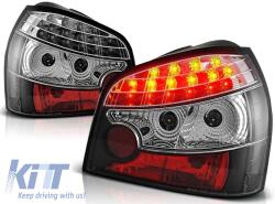 Tuning headlight set with halogen angel eyes suitable for Audi A3 8L 08.1996-08.2000, left and right (ABAUHX6010318)