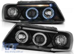  Tuning headlight set with halogen angel eyes suitable for Audi A3 09.2000-05.2003, left and right (ABAUHX6010325)