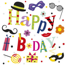 POL-MAK Happy Birthday Funny szalvéta 20 db-os 33x33 cm (PKK032071)