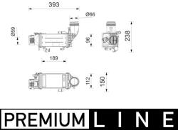 MAHLE Chladič plniaceho vzduchu MAHLE CI 752 000P (CI 752 000P)